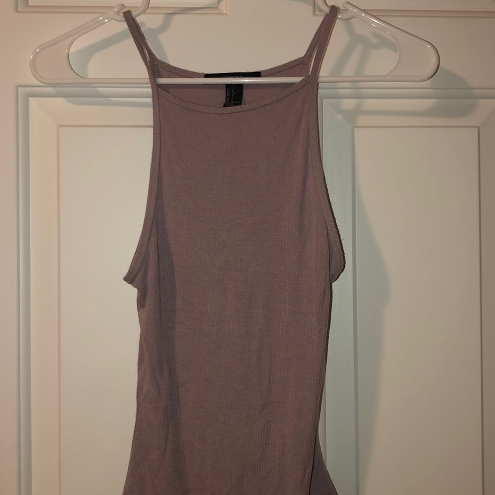 Forever 21 high neck tank bodysuit size: s